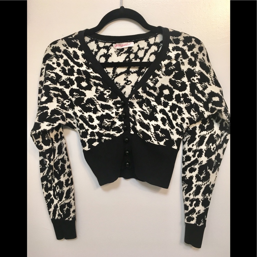 Betsey Johnson Crop Sweater